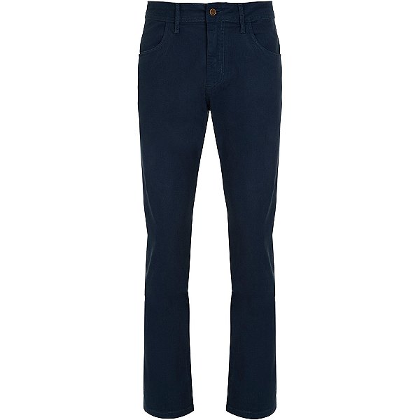 Calça Sarja Individual Slim In24 Azul Escuro Masculino