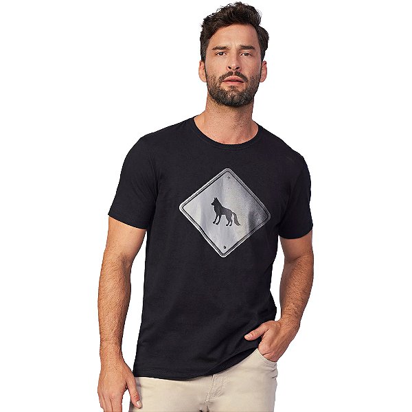 Camiseta Acostamento Soft Pr25 Preto Masculino