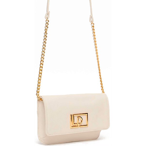 Bolsa Crossbody Lança Perfume Struct Pr25 Off White Feminino