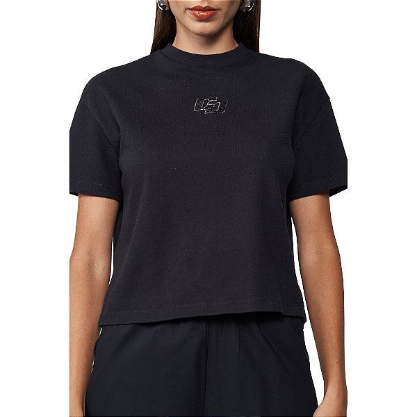 Camiseta Colcci Detail Pr25 Preto Feminino
