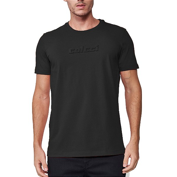 Camiseta Colcci Slim Pr25 Preto Masculino