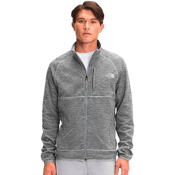 Jaqueta The North Face Canyonlands Fleece Cinza Masculino