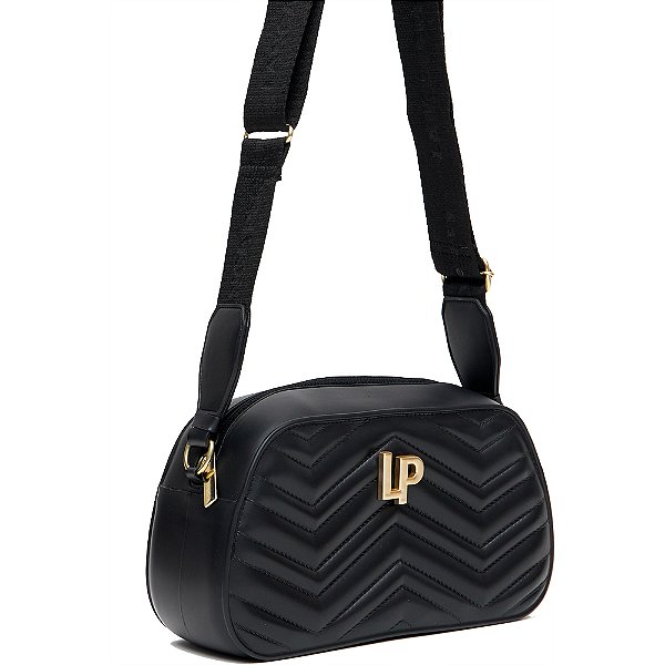 Bolsa Crossbody Lança Perfume Matelasse Pr25 Preto Feminino