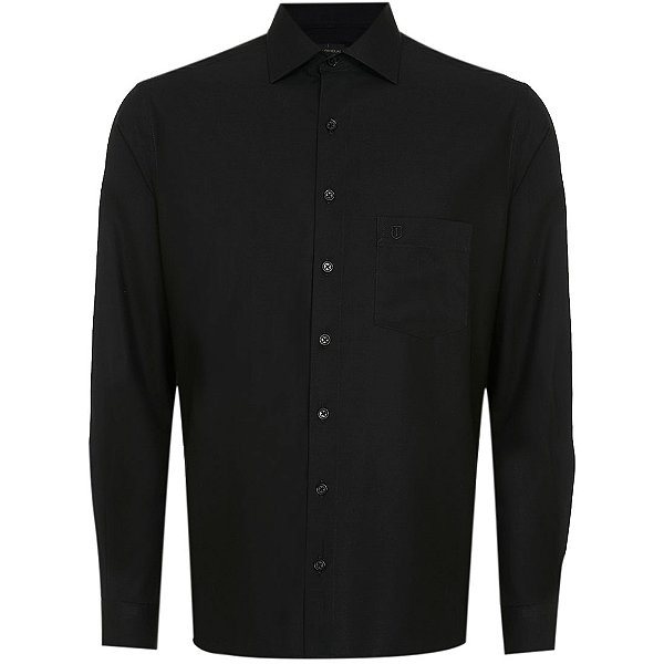 Camisa Individual Comfort Lisa In24 Preto Masculino