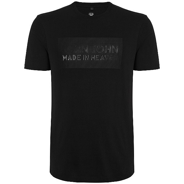 Camiseta John John Regular Double Side In24 Preto Masculino