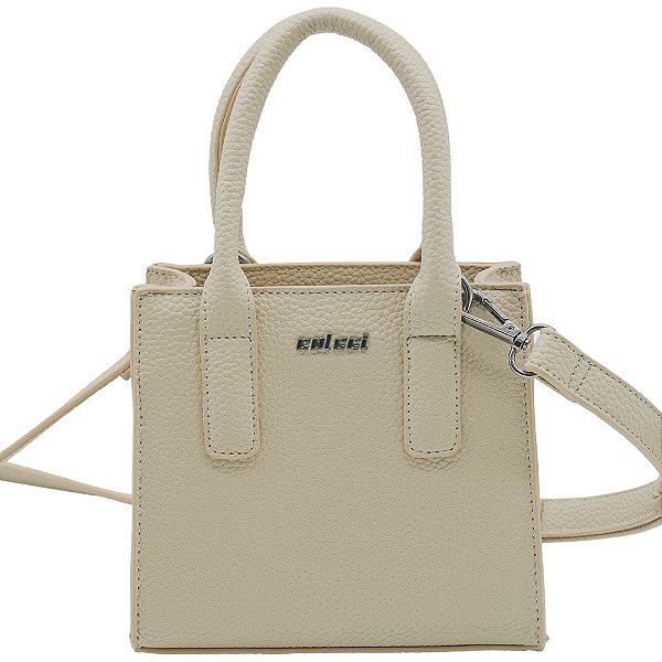 Bolsa Tote Colcci Texture Pr25 Bege Feminino