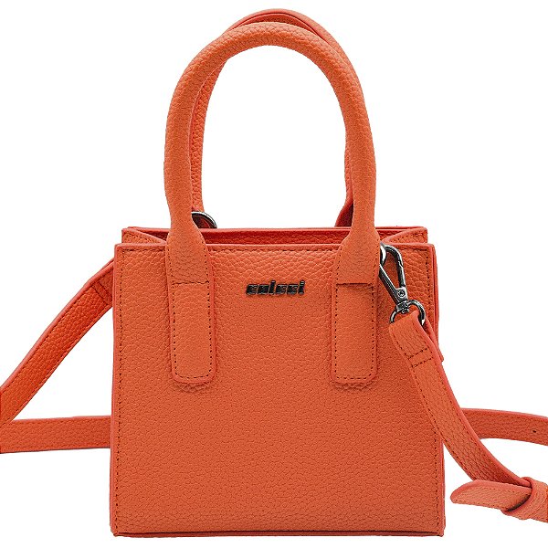 Bolsa Tote Colcci Texture Pr25 Laranja Feminino