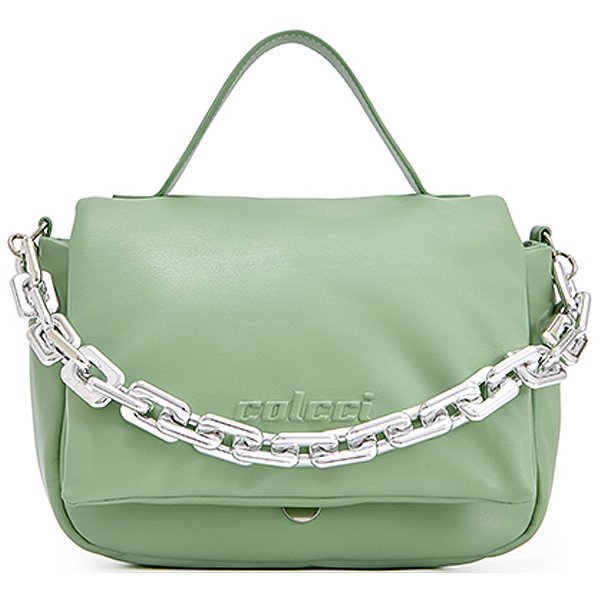 Bolsa Shoulder Colcci Relevo Pr25 Verde Feminino