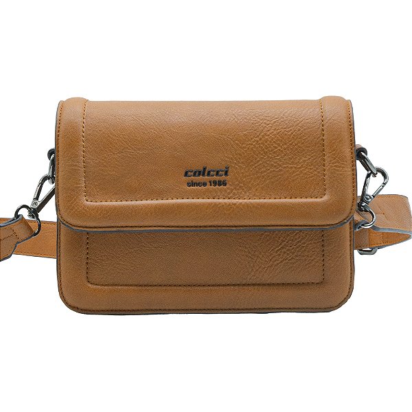 Bolsa Crossbody Colcci Signature Pr25 Caramelo Feminino