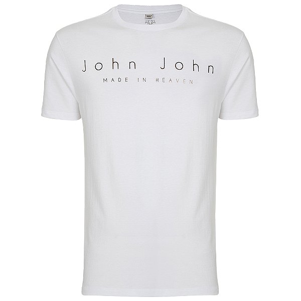 Camiseta John John Slim New Line In24 Branco Masculino
