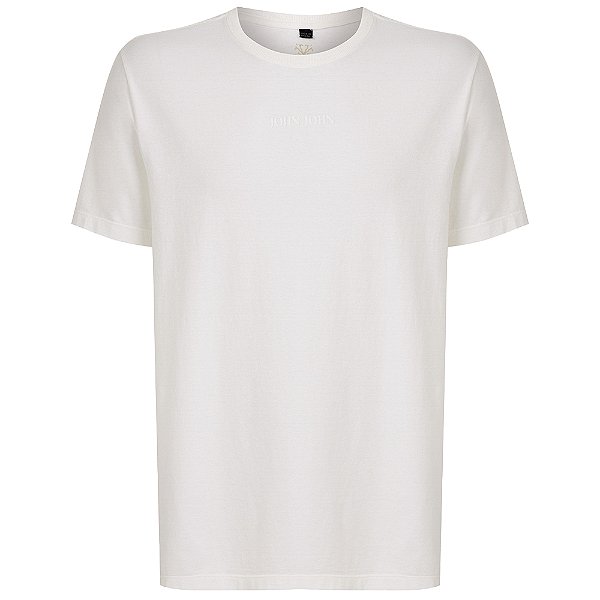 Camiseta John John Regular Clean In24 Off White Masculino