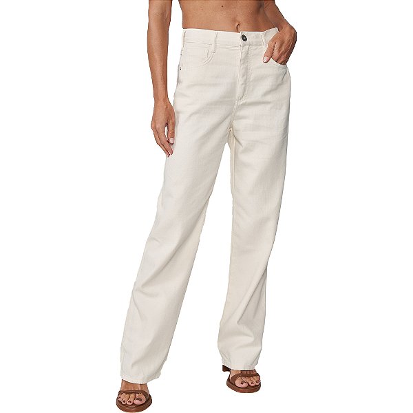 Calça Colcci Leoni Low Pr25 Off Shell Feminino