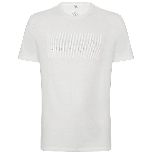 Camiseta John John Regular In24 Off White Masculino