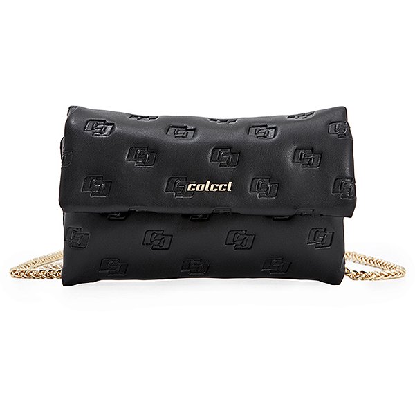 Bolsa Crossbody Colcci Texture Pr25 Preto Feminino