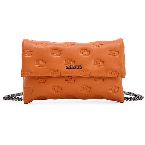Bolsa Crossbody Colcci Texture Pr25 Laranja Feminino