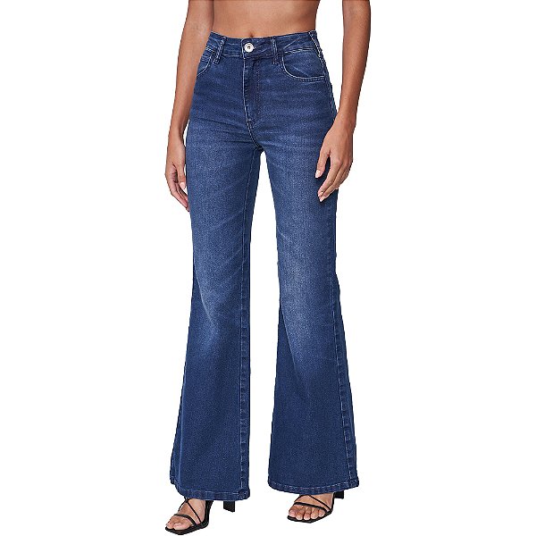 Calça Jeans Colcci Boot Cut Pr25 Azul Indigo Feminino