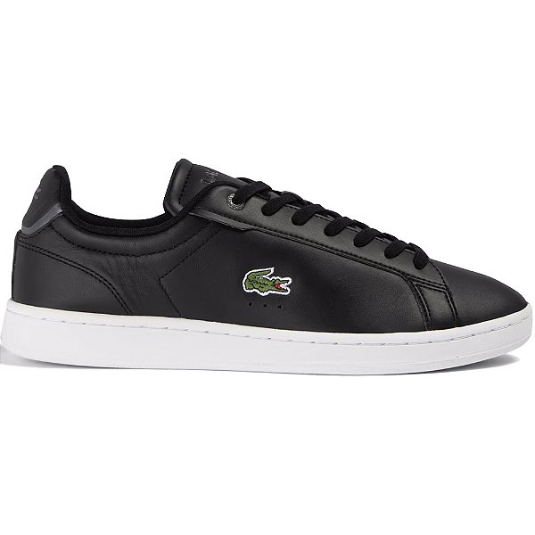 Tênis Lacoste Carnaby Pro Preto e Branco Masculino