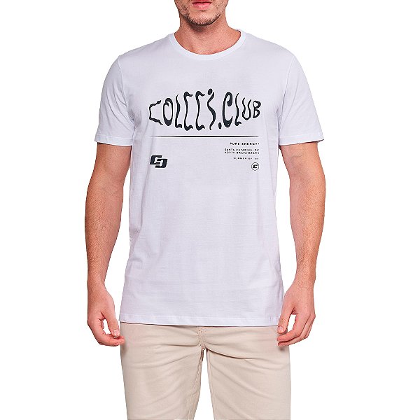 Camiseta Colcci Club Pr25 Branco Masculino