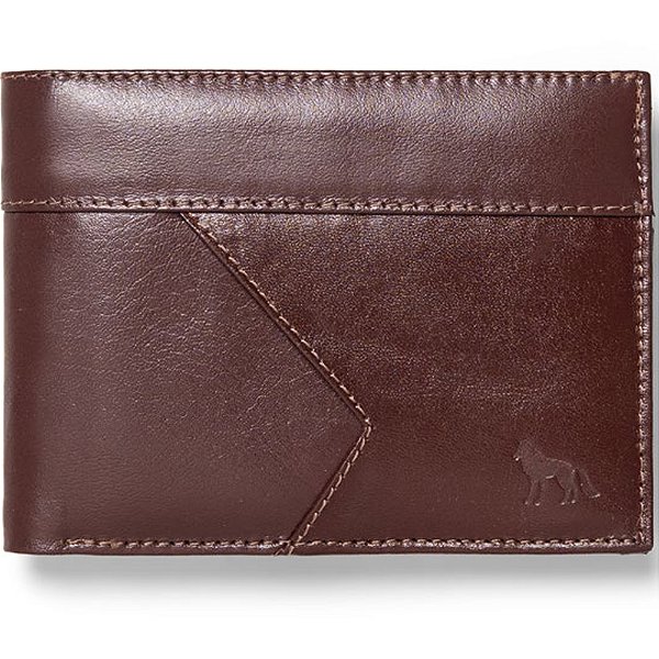 Carteira Couro Acostamento Lined Pr25 Marrom Masculino