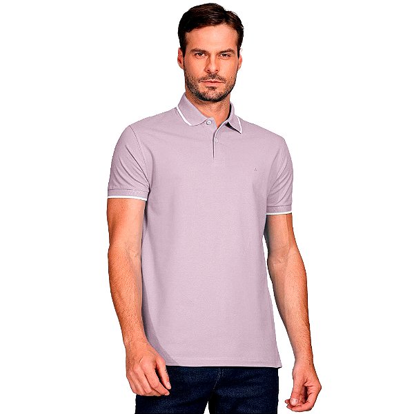 Camisa Polo Aramis 1 Friso Ve25 Rosa Masculino