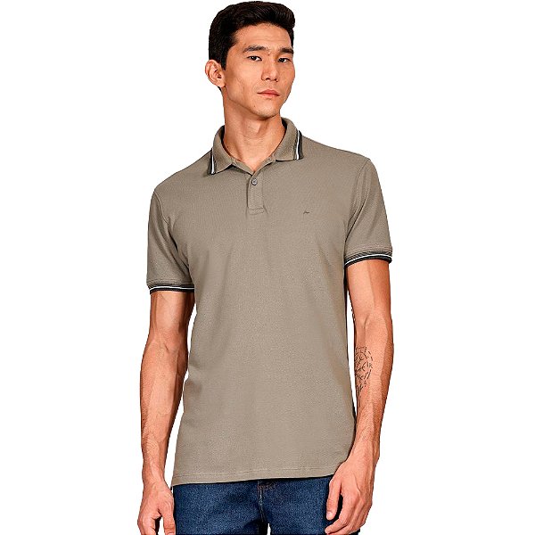 Camisa Polo Aramis Piquet 6 Frisos Ve25 Verde Masculino
