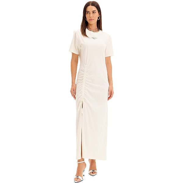 Vestido Easy Lança Perfume Super Mid Pr25 Off White Feminino
