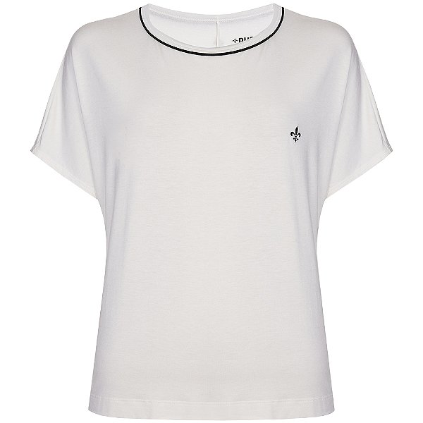 Blusa Dudalina Live In24 Off White Feminino