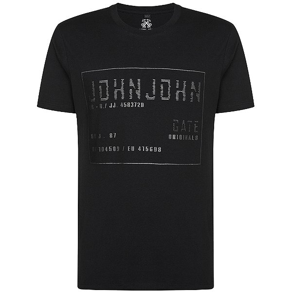 Camiseta John John Regular Gate In24 Preto Masculino