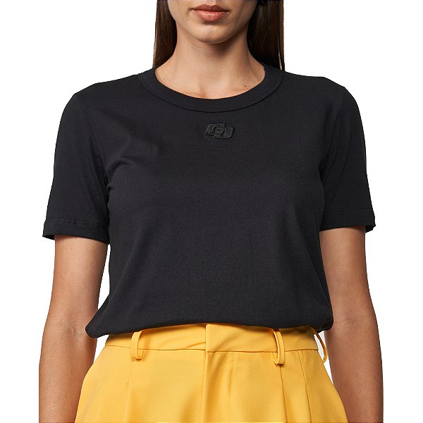 Camiseta Colcci Iconic Ve25 Preto Feminino