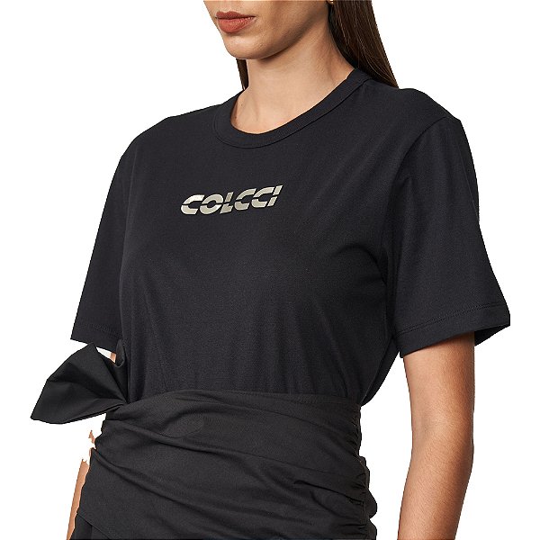 Camiseta Colcci Rick Ve25 Preto Feminino