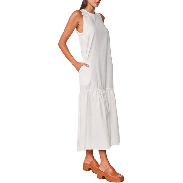 Vestido Colcci Basic Pr25 Off Shell Feminino