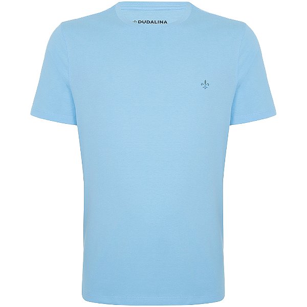 Camiseta Dudalina Essentials In24 Azul Claro Masculino