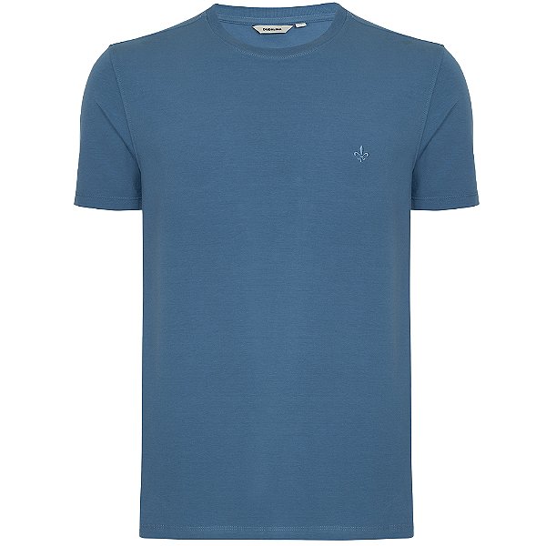 Camiseta Dudalina Elastic In24 Azul Escuro Masculino