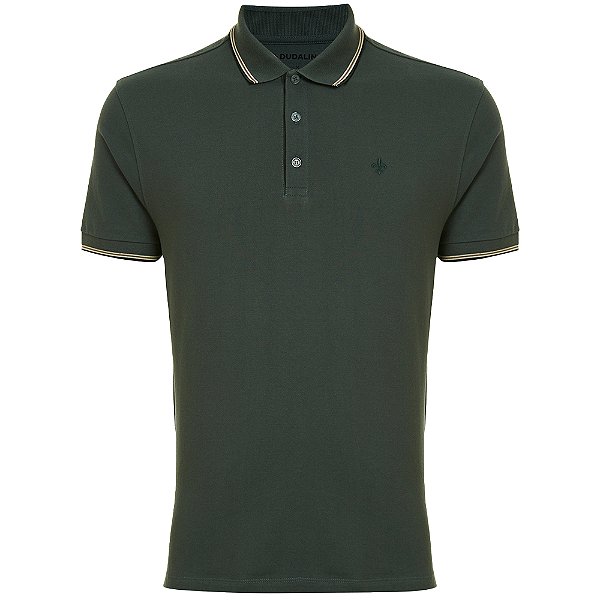 Camisa Polo Dudalina Degradê In24 Verde Masculino