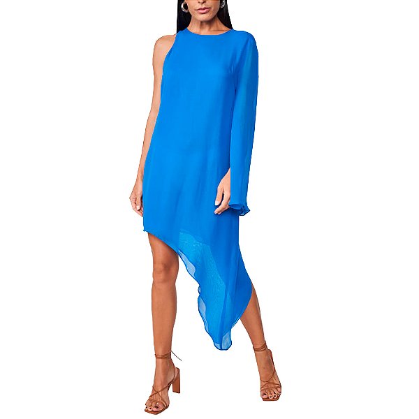 Vestido Colcci Comfort Pr25 Azul Boucher Feminino