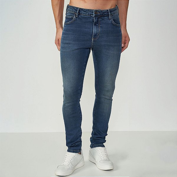 Calça Jeans Colcci Felipe Skinny Pr25 Azul Indigo Masculino