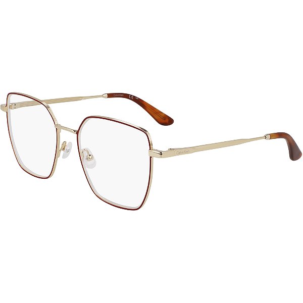 Armação Calvin Klein 24105 718 Dourado Feminino