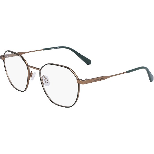 Armação Calvin Klein Jeans 22220 704 Dourado Unissex
