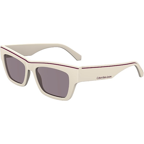 Óculos de Sol Calvin Klein Jeans 24602S671 Off White Unissex