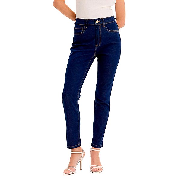 Calça Jeans Lança Perfume Vesta Sh Ve25 Azul Feminino