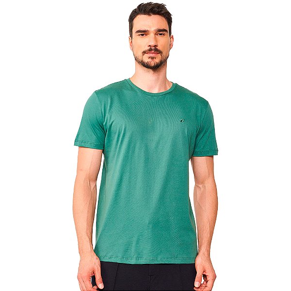 Camiseta Colcci Ve25 Verde Crowd Flower Masculino