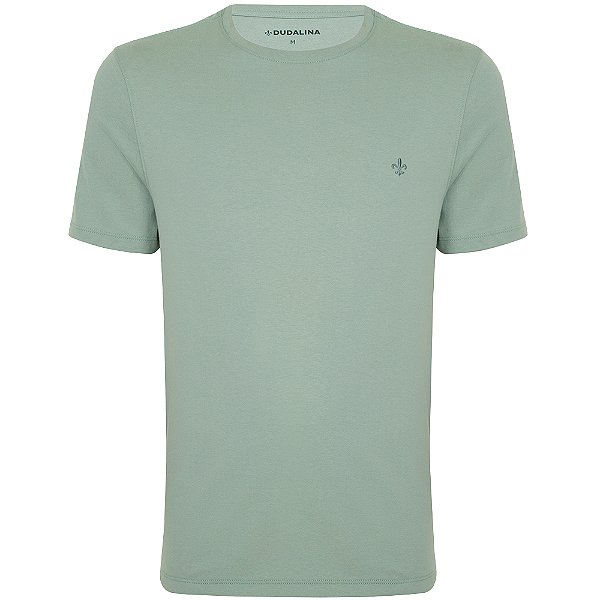 Camiseta Dudalina Essentials In24 Verde Claro Masculino