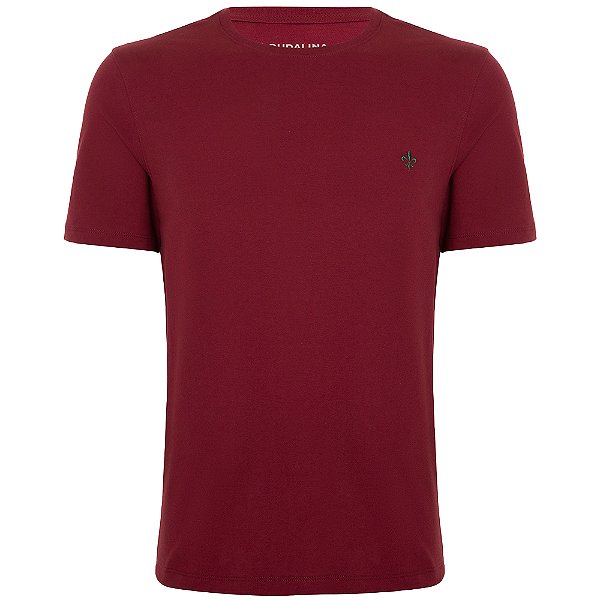 Camiseta Dudalina Essentials In24 Vermelho Escuro Masculino