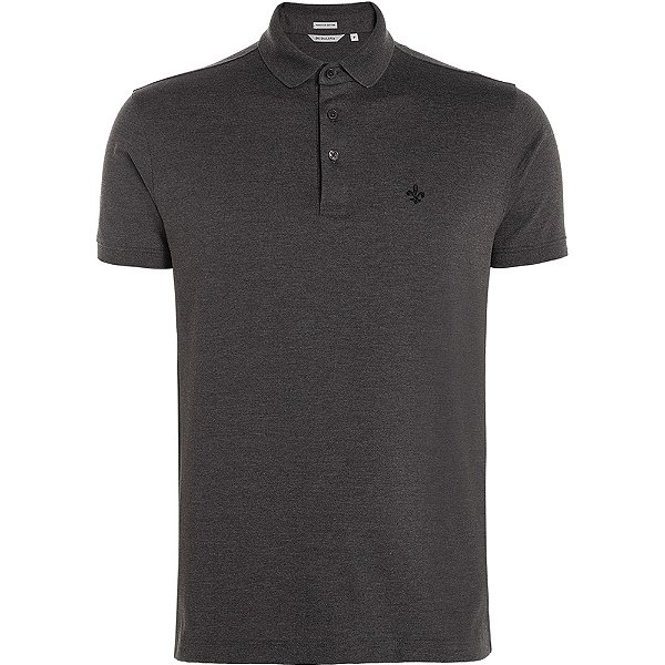Camisa Polo Dudalina Ultrasoft In24 Cinza Mescla Masculino
