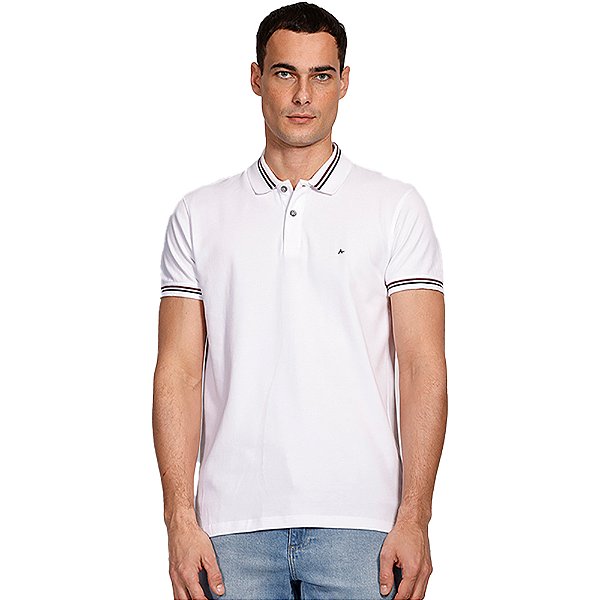 Camisa Polo Aramis Piquet Inst Ve25 Branco Masculino