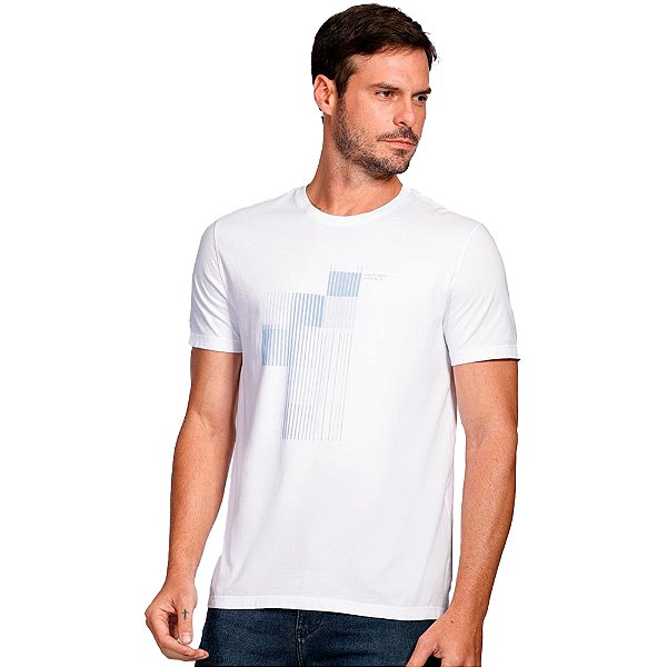 Camiseta Aramis Barcode Ve25 Branco Masculino
