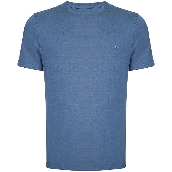 Camiseta Dudalina Essentials In24 Azul Escuro Masculino