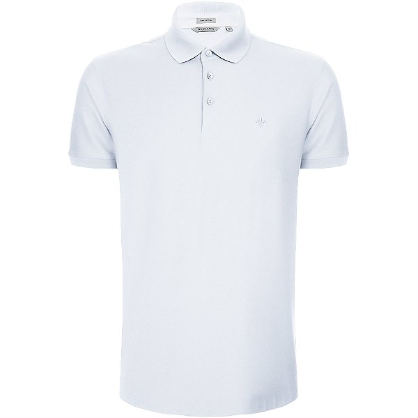 Camisa Polo Dudalina Ultrasoft In24 Branco Masculino