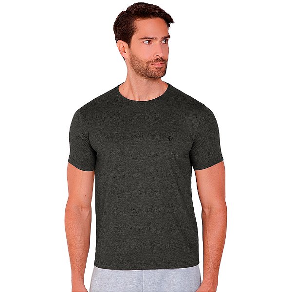 Camiseta Dudalina Ultrasoft In24 Cinza Masculino