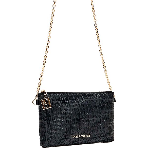 Bolsa Clutch Lança Perfume Frequencia Ve25 Preto Feminino